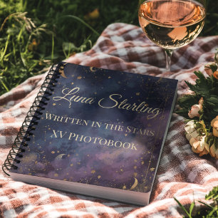 Celestial Quinceañera, custom Notebook
