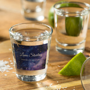 Celestial Quinceañera, custom Shot Glass