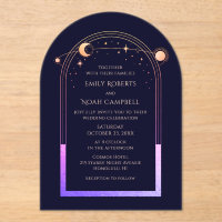 Celestial Rainbow Sun Star Moon Wedding