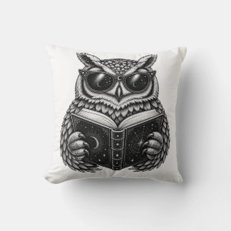 Celestial Reading Owl Cushion