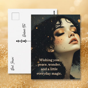 Celestial Reverie / Stardust & Shadows Saying Hi Postcard