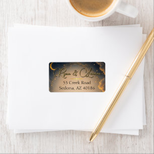 Celestial Romance Return Address Label