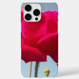 Celestial Rose   Beautiful Red Bloom Against Blue  iPhone 16 Pro Max Case