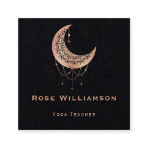 Celestial Rose Gold Crescent Moon