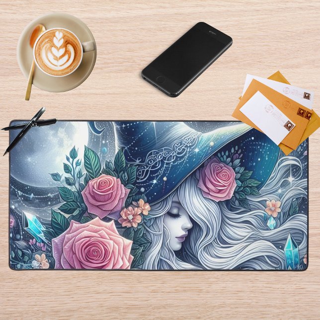Celestial Rose Witch Dreamscape Desk Mat (Creator Uploaded)