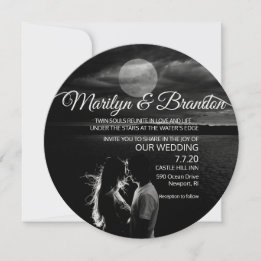 Celestial Round Invitation