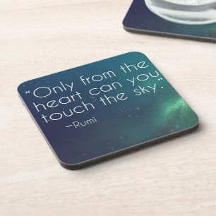 Celestial Rumi Quote Coaster