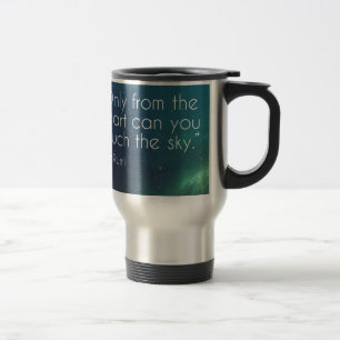 Celestial Rumi Quote Travel Mug