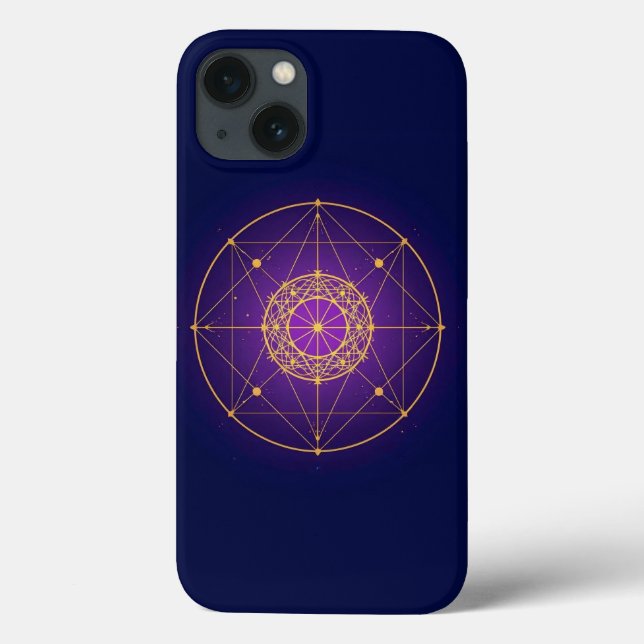 Celestial Sacred Mandala – Mystic Geometry Case-Mate iPhone Case (Back)