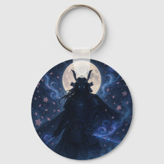 Celestial Samurai Keychain | Anime Fantasy Warrior