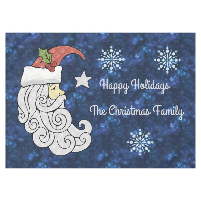 Celestial Santa Tablecloth (Front (Horizontal))