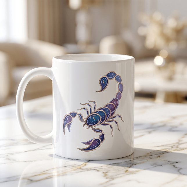  Celestial Scorpion Mug Luxury Line Art (Creator Uploaded)