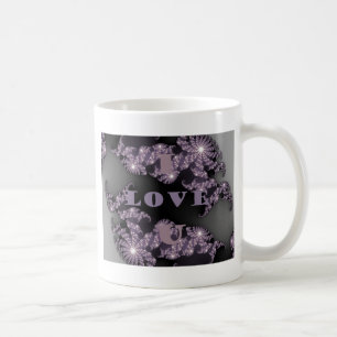 Celestial Sentiments I Love You Galactic Greeting  Coffee Mug