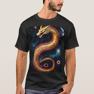 Celestial Serpent - Guardian of the Cosmos" T-Shirt