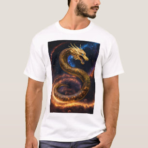Celestial Serpent worlds Fanion T-Shirt