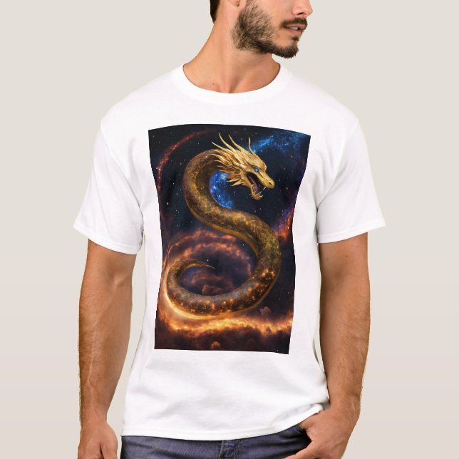 Celestial Serpent worlds Fanion  T-Shirt (Front)