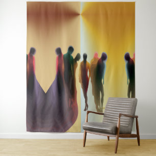Celestial Shadows: A Soulful Celebration Tapestry