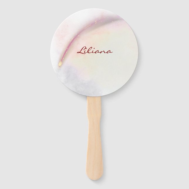  Celestial shooting star hand fan (Front)