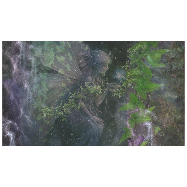 "Celestial Space Fairy"  Tablecloth (Front (Horizontal))