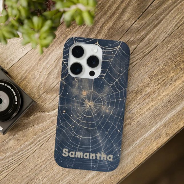 Celestial Spider Web Gothic Starry Night Case-Mate iPhone Case (Celestial Spider Web Gothic Starry Night iPhone 15 Pro Case)