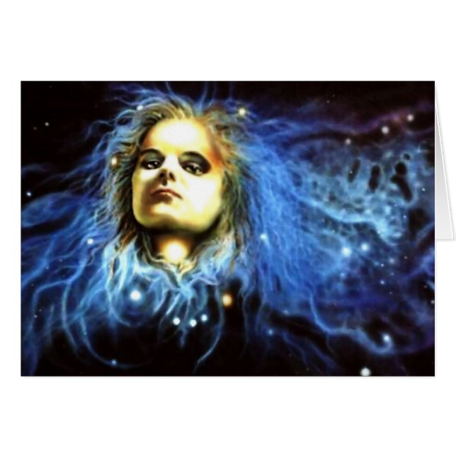 Celestial Spirit blank notelet / card (Front Horizontal)