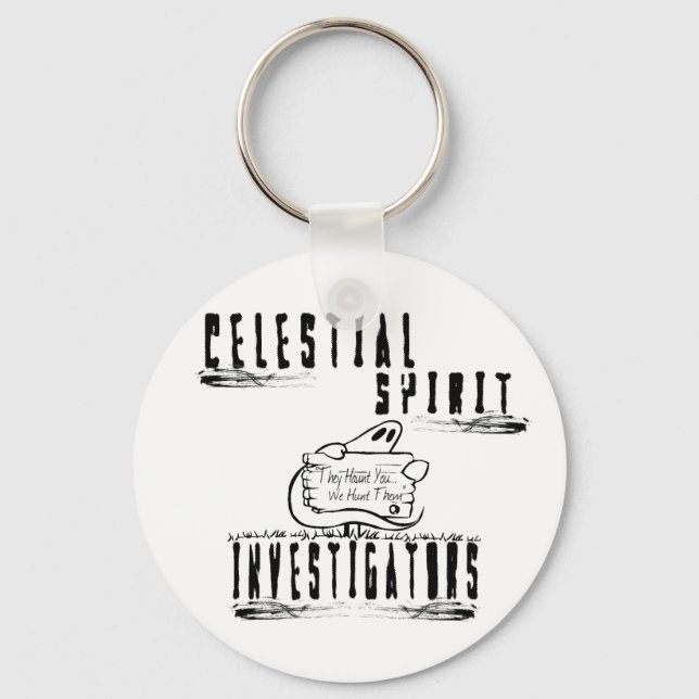 Celestial Spirit Investigators Keychain (Front)