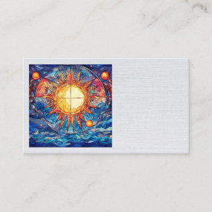 Celestial Stained Glass Business Cards
