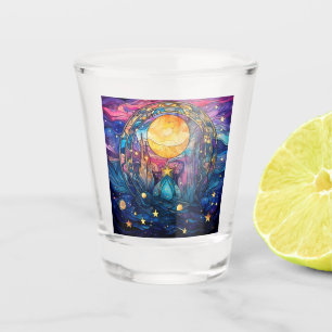 Celestial Stained Glass Shot Glass