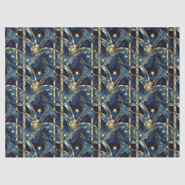 Celestial Stained Glass Tissue Paper (Front)