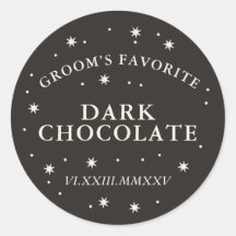 Celestial star groom’s favourite choice favour