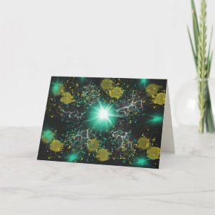 Celestial Star of Wonder Xmas Christian Art Bible Holiday Card