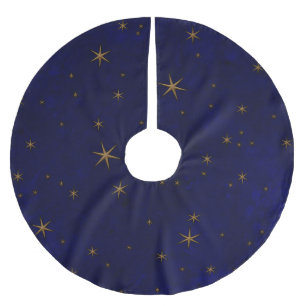 Celestial Starry Night Brushed Polyester Tree Skirt