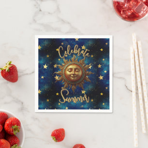 Celestial Summer Celebrate Summer Napkin