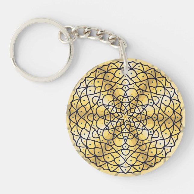 Celestial Sun Acrylic Keychain (Front)