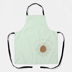 Celestial Sun and Moon energy yoga Apron