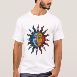 Celestial Sun And Moon T-Shirt