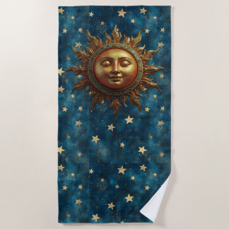 Celestial Sun  Beach Towel