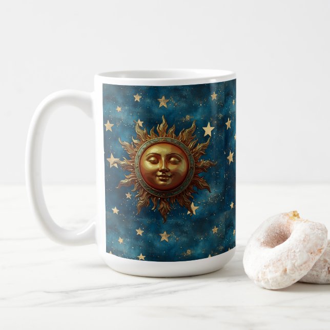 Celestial Sun Coffee Mug (With Donut)