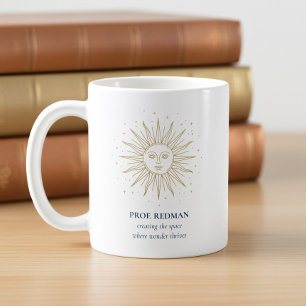 Celestial Sun Creating Space Where Wonder Thrives Coffee Mug
