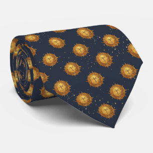 Celestial Sun Gold Pattern (1) Tie