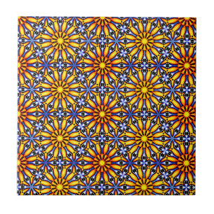 Celestial Sun Mandala Stone Coaster
