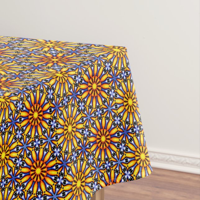 Celestial Sun Mandala Tablecloth (In Situ)