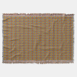 Celestial Sun Mandala  Throw Blanket