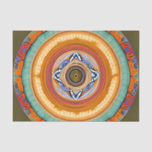Celestial Sun Mandala  Tissue Paper