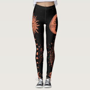 Celestial Sun Moon Celestial Leggings