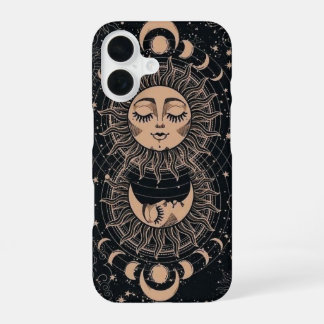 Celestial Sun Moon Crescent Mystical Phone Case