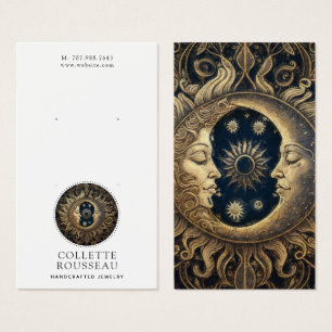 Celestial Sun Moon Earring Jewellery Display