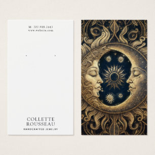 Celestial Sun Moon Earring Jewellery Display