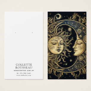 Celestial Sun Moon Earring Jewellery Display