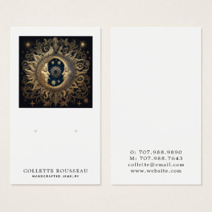 Celestial Sun Moon Earring Jewellery Display